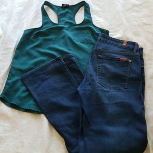 Forest Green Mossimo Racerback Tank Sz S